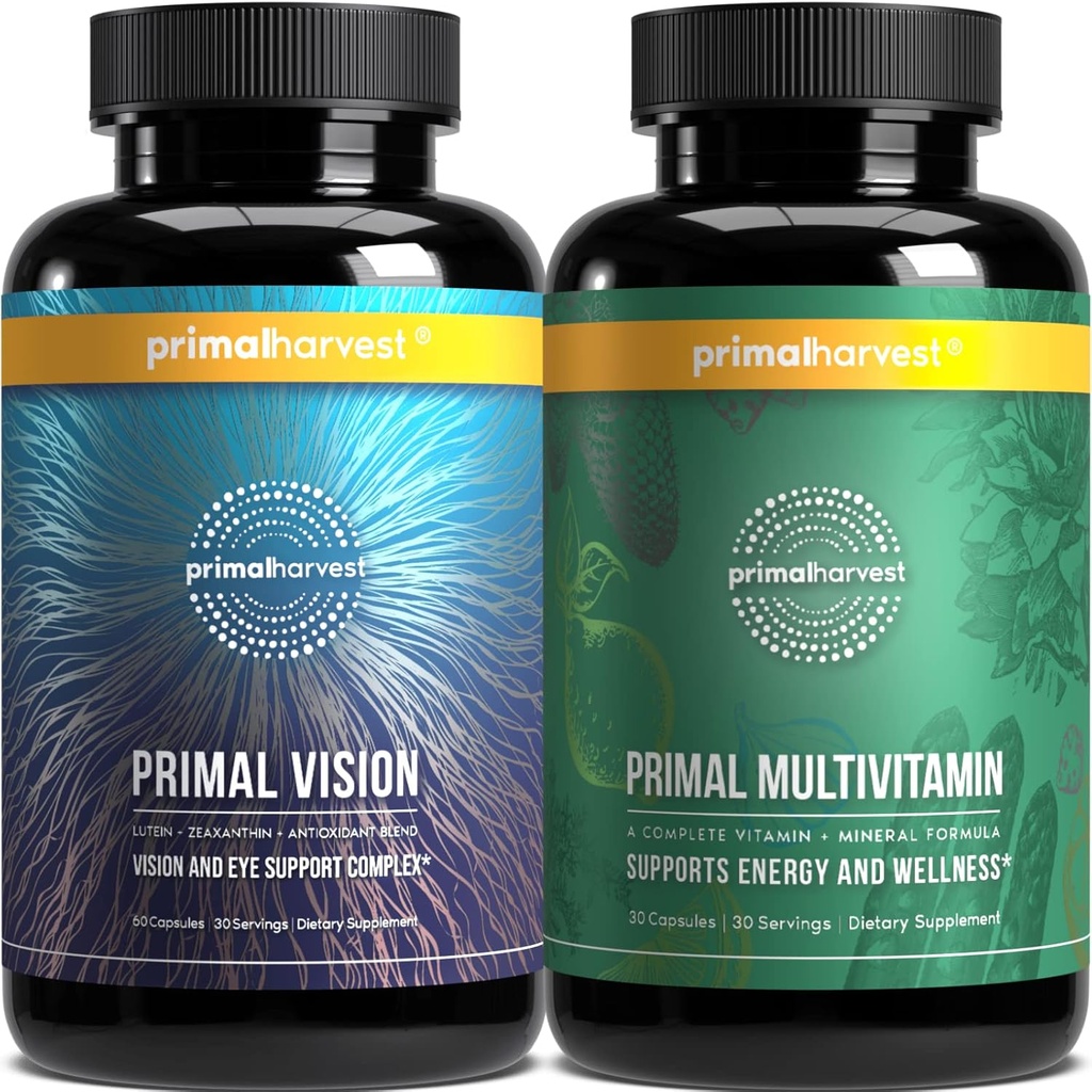 Primal 收获多维特敏和Primal Vision – 全面支持日常健康与眼部健康与基本维生素和营养素