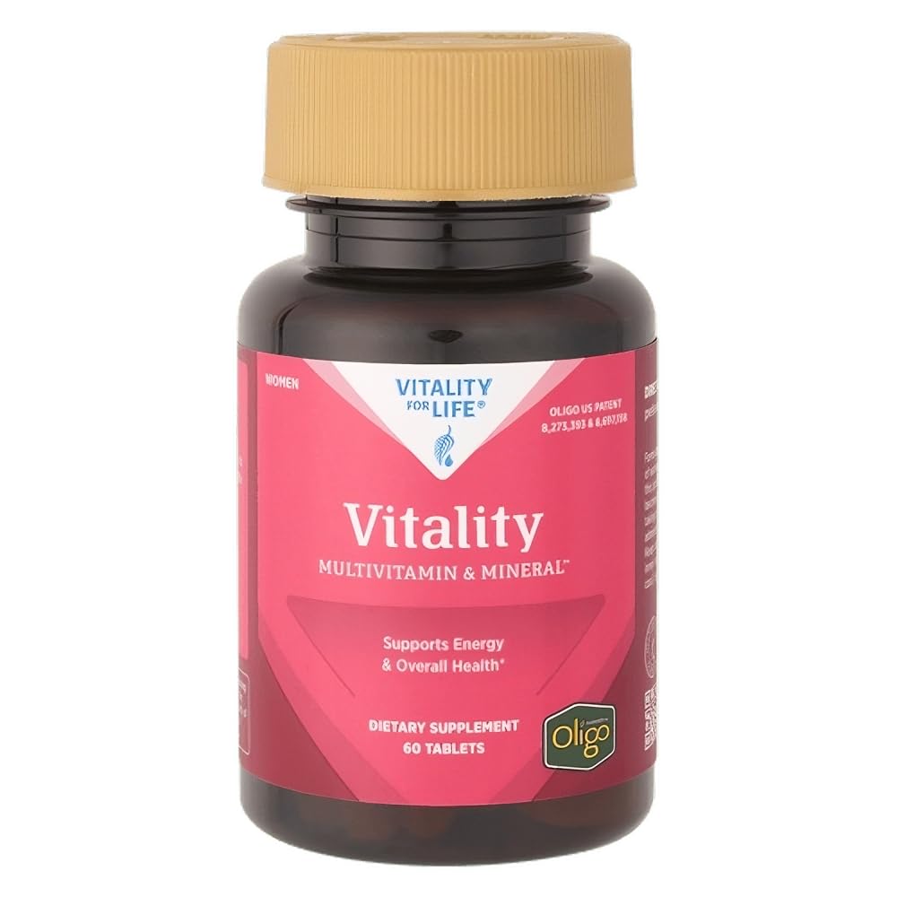 Melaleuca Multivitamin and Mineral Suppose for Women,由奥利戈(60块平板电脑)提供动力——支持能量和整体健康/最大吸收和抗氧化剂保护有机约束