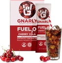 Gnarly营养 Fuel2O 电解质粉包 樱桃可乐 – 电解质溶液 燃料 增量和回收 – Fuel2O 耐力 营养 – Cherry可乐 10 Pack