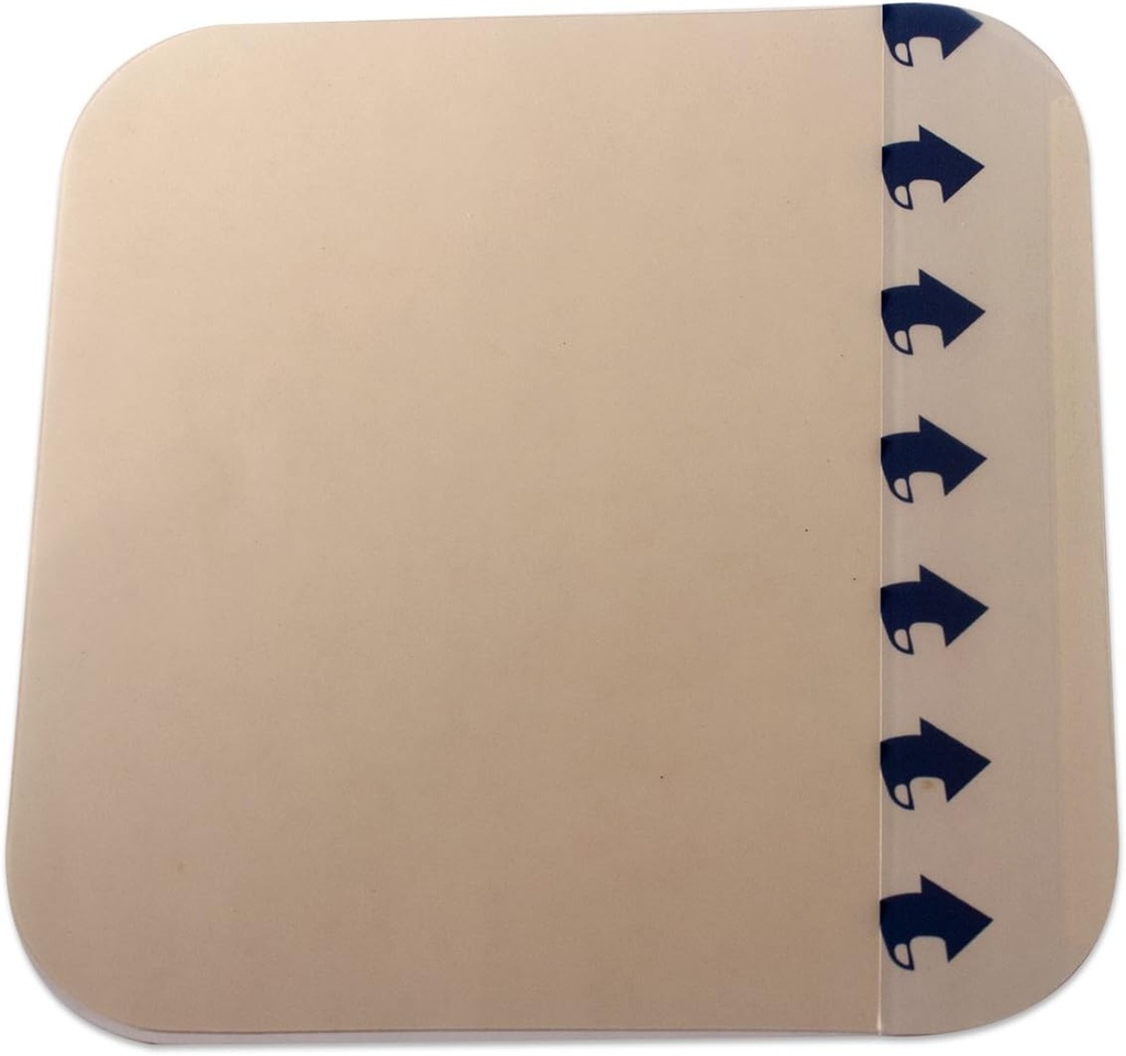 Dynarex DynaDerm Hydrocolloid Dressings, Sterile Moist Bandages for Wounds, 6"×6", Extra Thin & Latex - Free, 皮尔-下皮的船舶, 1盒5件服装