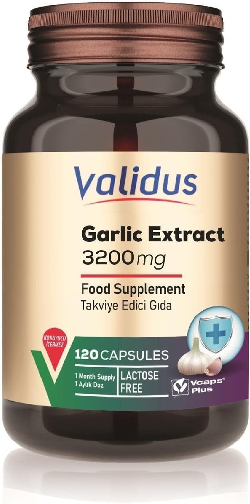 VALIDUS 大蒜 3200 mg 120 卡普尔