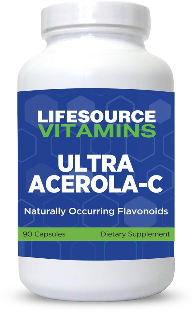 生命源维生素 - 超Acerola-C - Acerola Berry Powder 1500 mg - 90 capsules - 每服维生素C500 mg