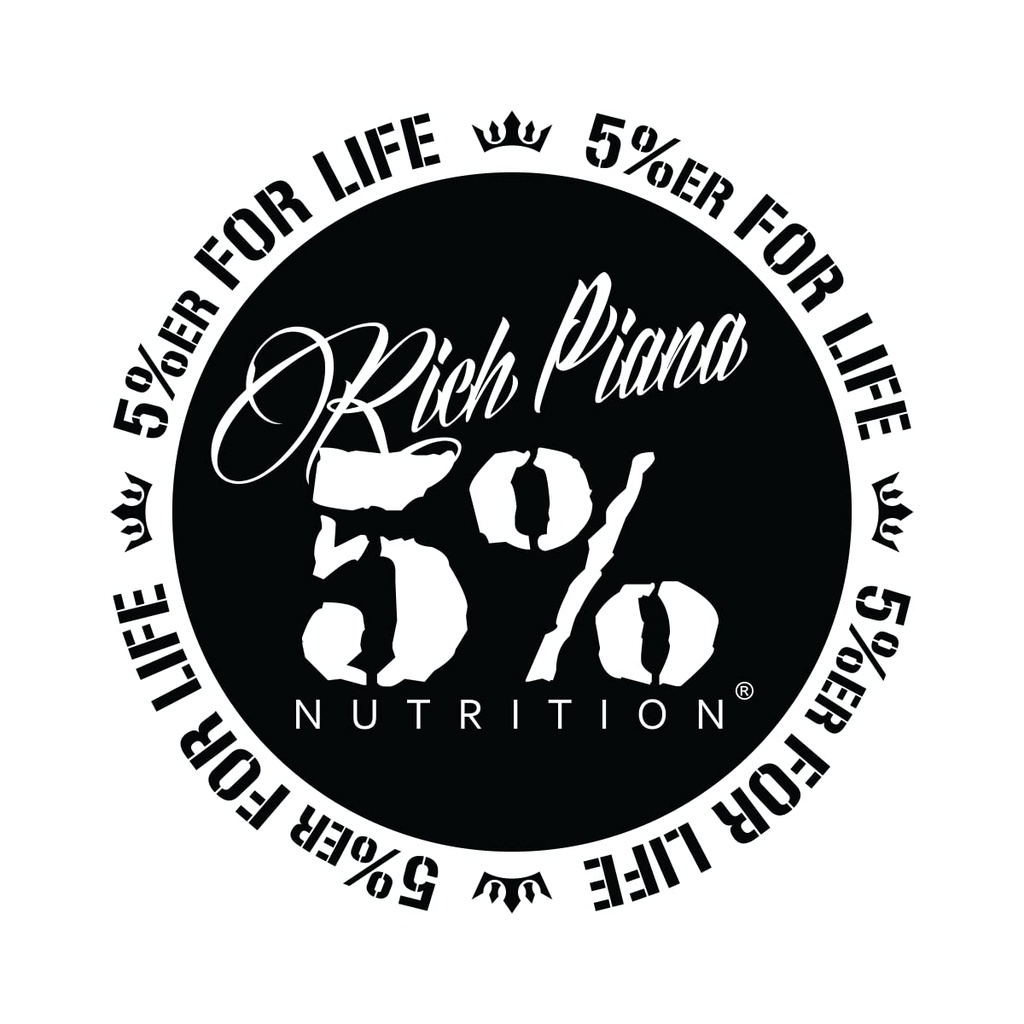 营养 5% ERFORLIFE 黑色w/白色Trim 4英寸圆圈 Decal #2