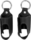 一般Asthma Inhaler Holder, 2pcs Asthma Inhaler Holder 可移植存储保护 PU 皮质Asthma Inhaler 旅行案例(黑色)
