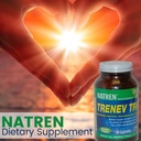Natren Trenev Trio Probiotic Capsule - 三进制无乳品食品补充剂 - 用于健康腹腔植物、援助文摘和吸收 - 30 Capsules Each with 30亿 CFU