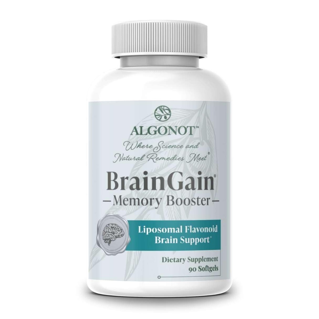 BrainGain,Luteolin & Key Infedients with EVOO. 互联网档案馆的存檔,存档日期2013-12-21. 支持该机构在增加认知功能的同时减少压力。 唯一一种使用橄榄油的脂质Luteolin产品。