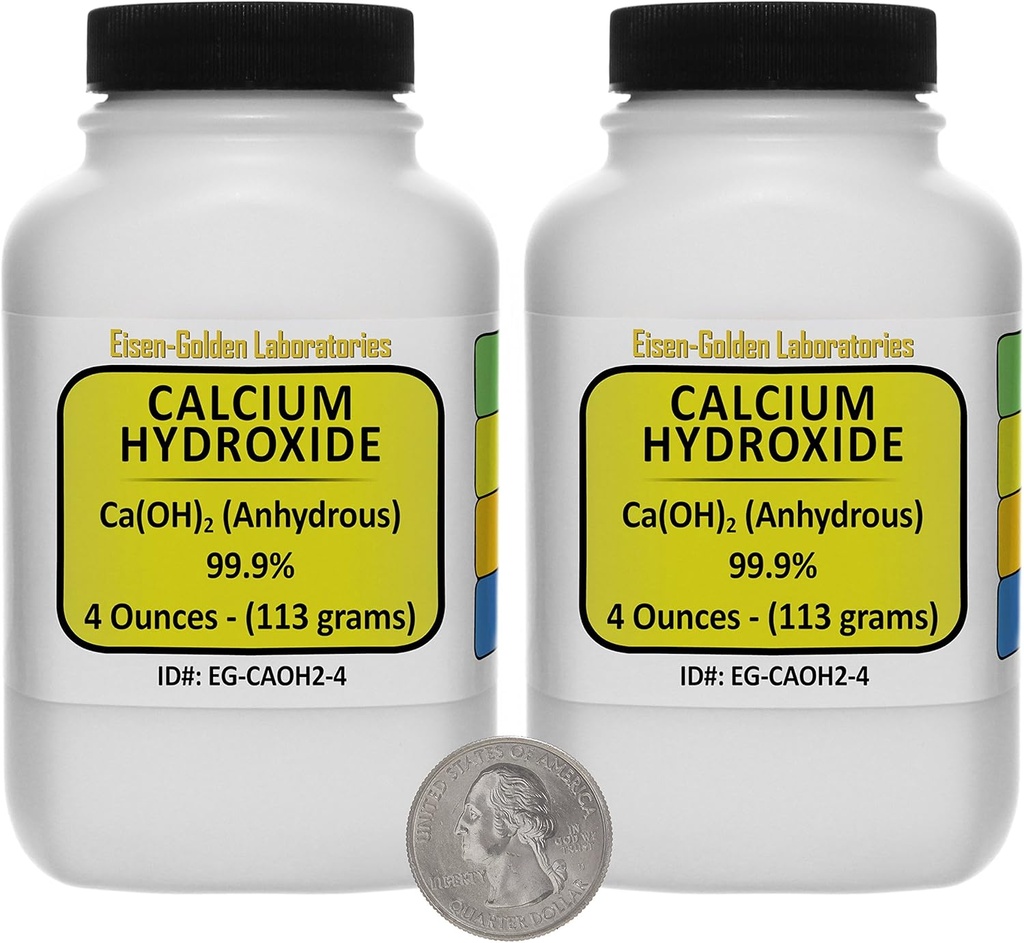 氢氧化钙[Ca(OH)2] 99.9% ACS级粉末 8 Oz in Two Space