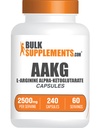 Bulk Supposes.com AAKG Capsules - L-Arginine Suppose, Nitric Oxide Supplement - Gluten Free, 4 Capsules per service, 240 counts (Pack of 1) 互联网档案馆的存檔,存档日期2014-03-02.
