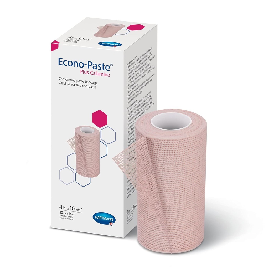 Hartmann 47410000 Econo-Paste 组装锌-氧化物粘贴带与Calamine,Latex-Free,4" Width, 10 yd. 长度(包12)