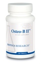 生物学研究 Osteo B II 最佳骨骼健康支持,健康老化,CaMg,易吞片,纯化Chondroitin 硫酸盐,180片