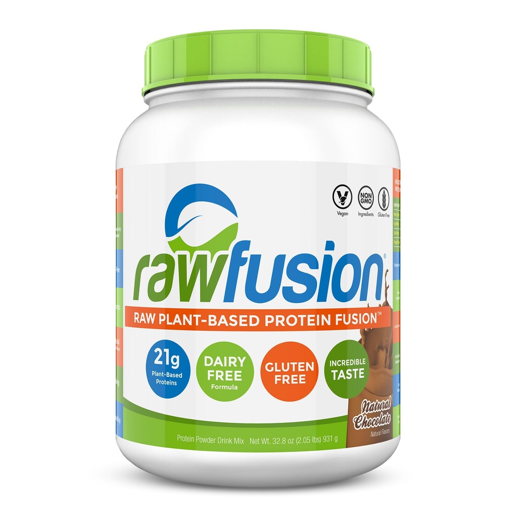 Rawmusation-Vegan蛋白粉,天然巧克力-30种,植物蛋白质21克,低网卡布,非大肠杆菌,Gluten/Lactose Free, Soy Free, Kosher, Non-GMO, 2磅