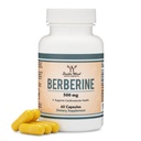 Berberine Supplement 500mg, 60 Capsules (第三方测试,非GMO, Gluten Free, Vegan Safe) AMPK 激活器 - Berberine HCL 心血管健康 双木
