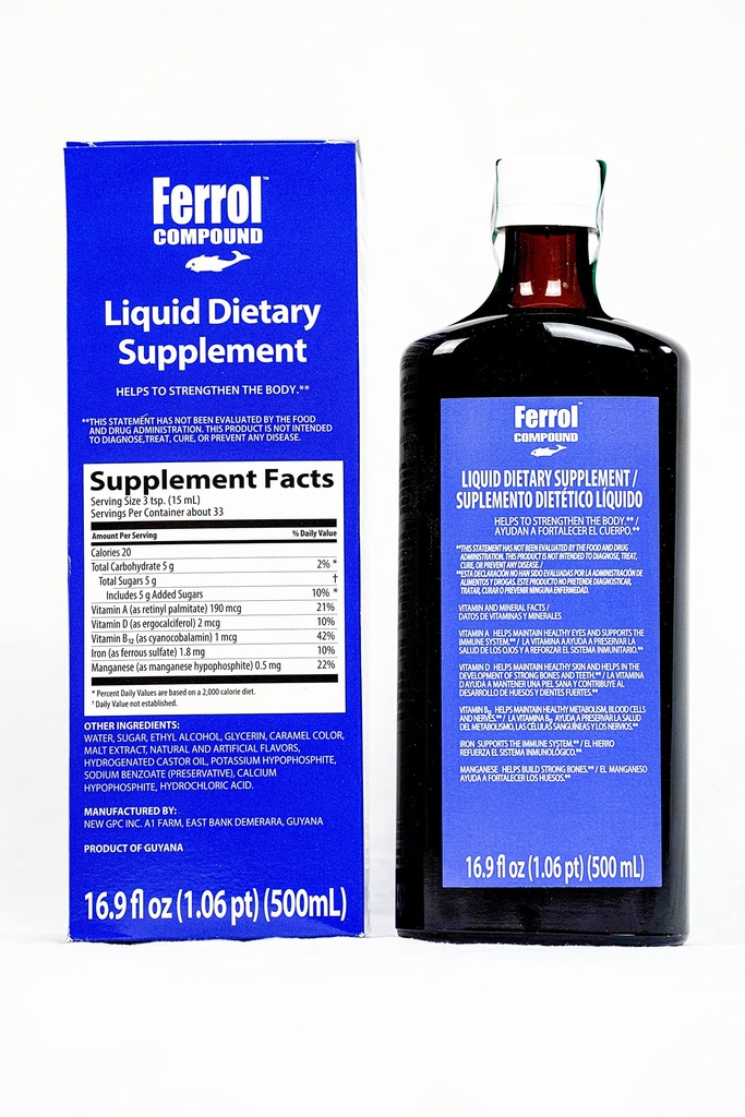 补充剂 16.9 fl oz(500毫升)