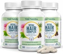 重要发型复合体 - 男女发型生长维生素 - Biotin & Vitamin B - 健康发型与直肠发型生长补充剂 - Hormone & Gluten Free - 女性发型维生素