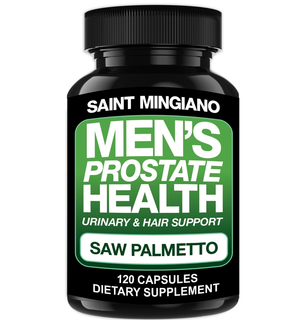 男子前列腺保健补编——120个带Saw Palmetto的男子先进前列腺支助卡普尔,支持泌尿功能和发型保健——3个月补充供应