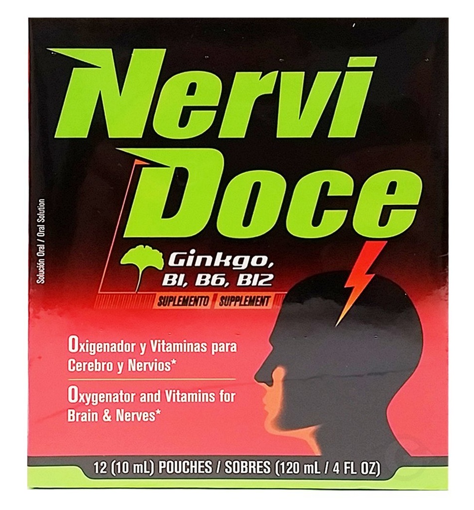 Nervidoce 多维塔明 12 伯爵邮袋——与金戈·比洛巴和B Complex