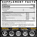男子和女子奶油酸单水合物复合物,6-in-1 与BCAA,Collagen Peptides,L-Taurine,15个服务,天然柠檬火焰-60个计数(一包)