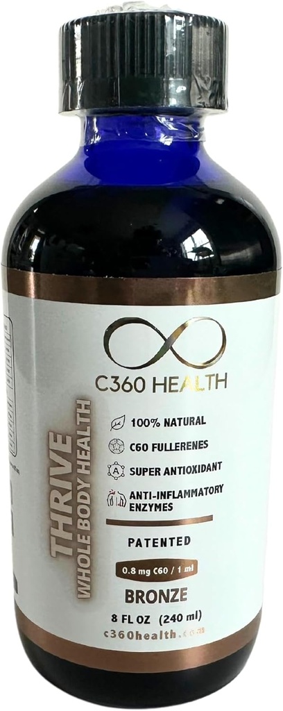 全身健康(1) 8 oz,碳60,C60,C60饱和度水平最低为0.08毫克/毫升