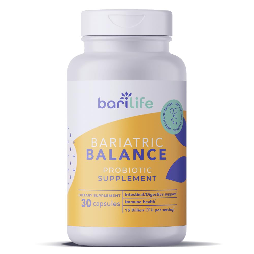 Bari Life Probiotic Supplement, Op 后Bariatric Probiotics for Decemberive Health, 30 Easy to Swallow Capsules, 15亿 CCFU (英语).