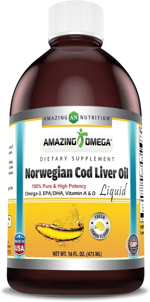 16 Oz 1625Mg Omega - 3s, DHA, EPA per service | Fresh Lemon Flavor | Non-GMO | Gluten-Free | | | |  USA  USA  USA  USA  USA  USA  USA  USA  USA  USA