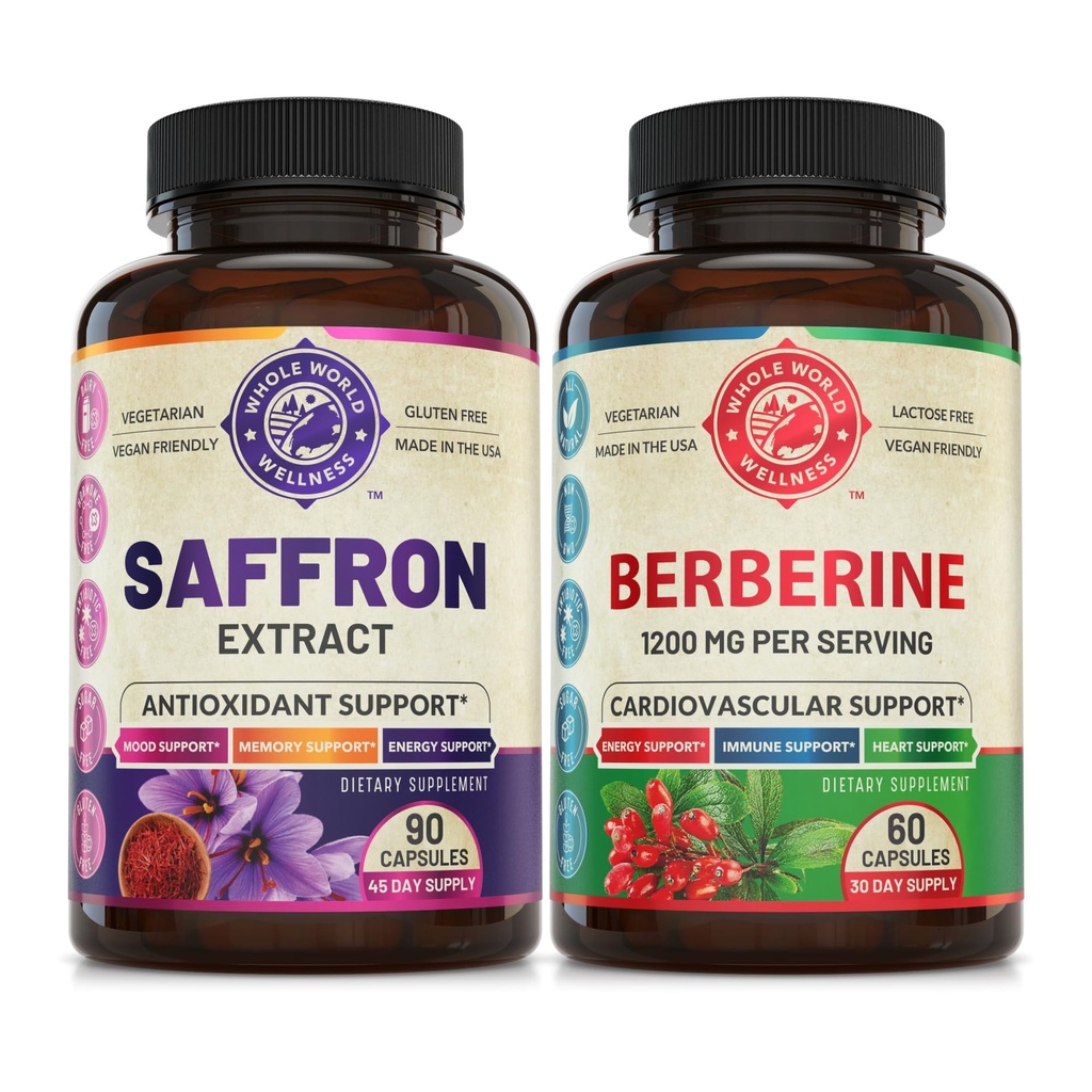 纯沙发提取 & Premium Berberine Bundle(每个瓶). 支持Mood, Energy Boost, Metabolic 函数. 美国制造。