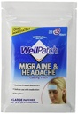 WellPatch Migraine & Headache 冷却补丁 - 无毒品,持续12小时,用药安全 - 大补丁(4个大补丁),每补丁4.3×2英寸