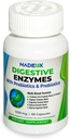 消化性ENZYMES 1000MG + 女性和男性的先生药和亲生药 - 60 Capsules