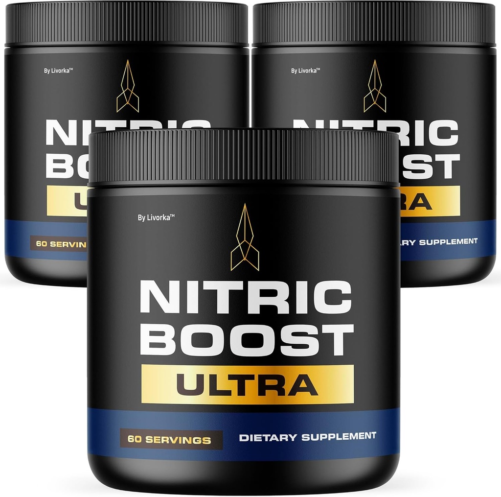 LIVORKA(3包) Nitric boost - Nitric boost Ultra 紫色男粉,Nitric BoostUltra 粉,Boost 能量和支持主动生活方式,180人服务3个月