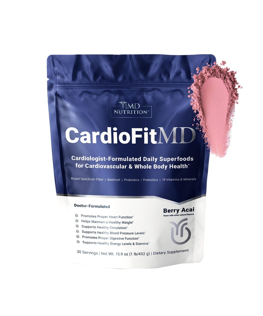 1MD 营养心肌FitMD - Vegan Beets Superfood Keto-Friendly - Nitry Oxide 补充 - Beet根粉 - 高纤维饮料 - 30天
