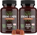 YUM-V的坚固地球 黑色 Cohosh 根 50 mg (60 count) - 自然提取 更年期 补充 夜汗和热闪光 女性