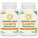 Besibest 1000mg Liposomal CoQ10 Ubiquinol, 120 Vegan Softgels, 高吸收Ubiquinol CoQ10 补充, 主动抗氧化剂形式 Coenzyme Q10 用于心脏功能和能量生产