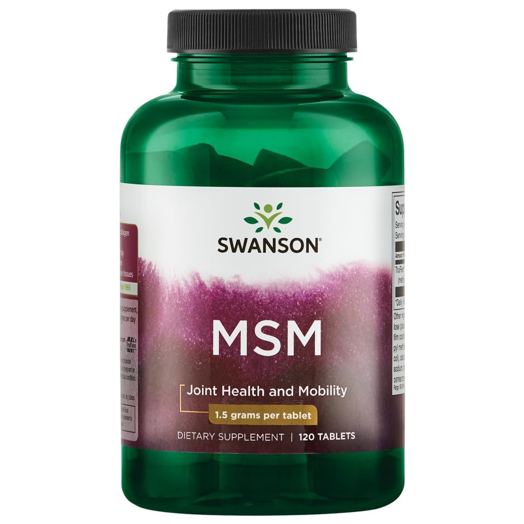 Swanson Msm 1500 毫克 120 塔布