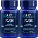 寿命延长 Super Ubiquinol CoQ10 配有增强型 Mitochondrial 支持 100 mg, 60 软胶(Pack of 2)