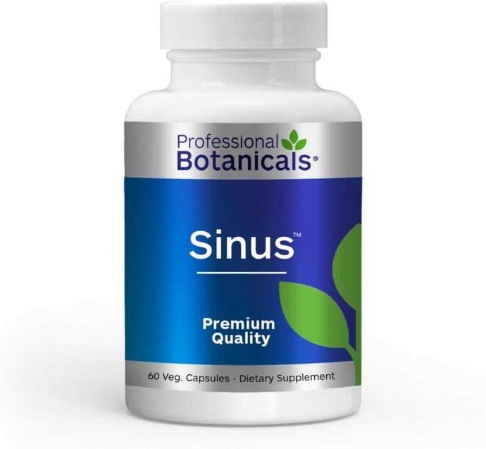 专业植物学 Sinus – Natural Herbal过敏救济补充 – 60 植物学 Capsule