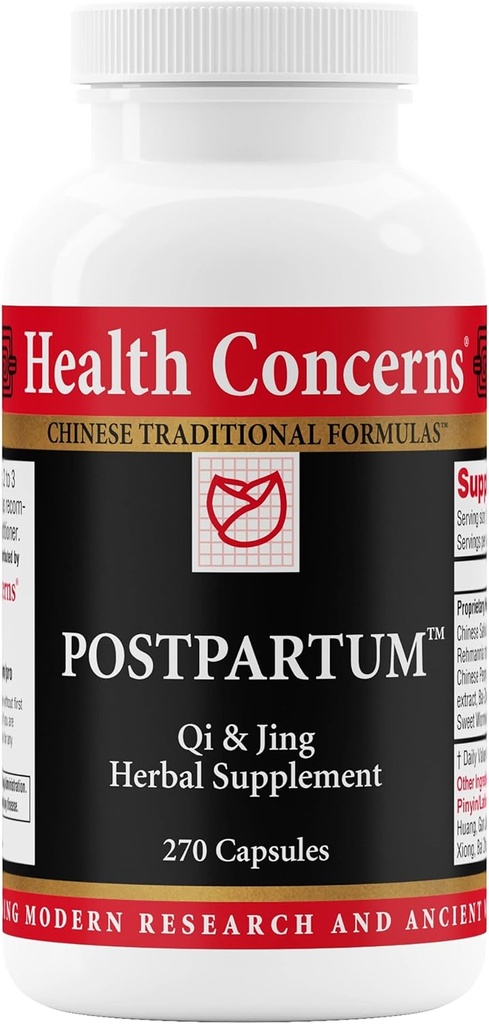 产后健康关注 – 复苏支持和妇女激素平衡 – Uterine cleanning – 中国产后草药补充剂 – 270 Capsules