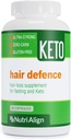 Keto 和 Fasting 的营养-对称毛发防护生物素复合体 90 Capsules 高强度毛发生长生物素 - 每Capsule 维生素A、叶酸和钙2500mcg Biotin