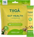 Tiiga Gut Health + 水分饮料混合剂 — 7g Baobab, 5g Prebiotic Fiber, Electrolytes, 无乳制品, Vegan, 无添加糖, 消化, 常规,和便秘 — 16种服务