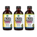 神奇的草药 黑种子油 - Gluten Free, Non GMO, Cold pressed Nigella Sativa Aids in Digestive Health, Immune Support, Brain 函数 - 4 Fl Oz (Pack of 3)