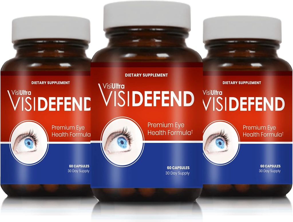 VisiDefend:综合眼科支助和整体福祉的Bilberry摘录 — — 增光眼,增强健康! (3Pack)