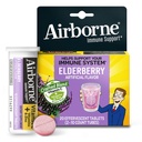 空载长生莓提取剂+维生素C 1000mg(每枚) - Effervescent Tablets (20 Counts in a Box),Gluten-Free Immune支持补充剂,配有维生素A C E,锌,硒,无糖