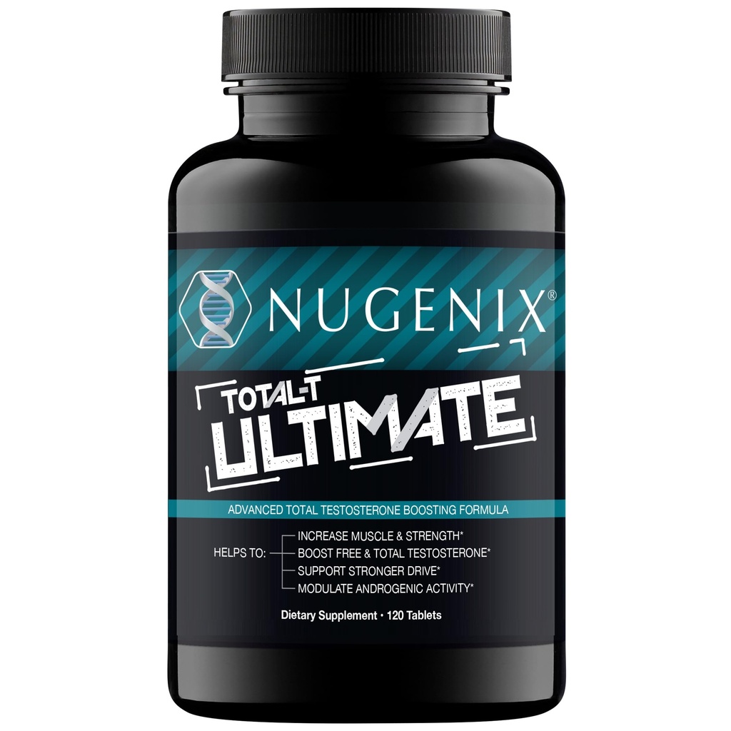 Nugenix Total-T Ultimate - 男子高级自由与Total Testosterone助推器 - 120块