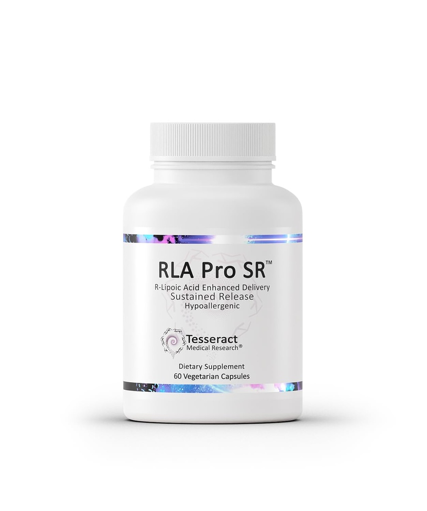 化学反应RLA Pro SR, Lipoic Acid Supplements, 60 Capsules, 持久释放R-Lipoic Acid, Boosts Mitochondrial & Cellular Energy, 氨基酸代谢支持, 伪代谢