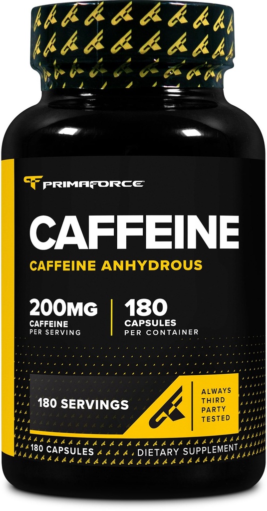 Primaforce Cafeine 药丸 200毫克,180卡普勒