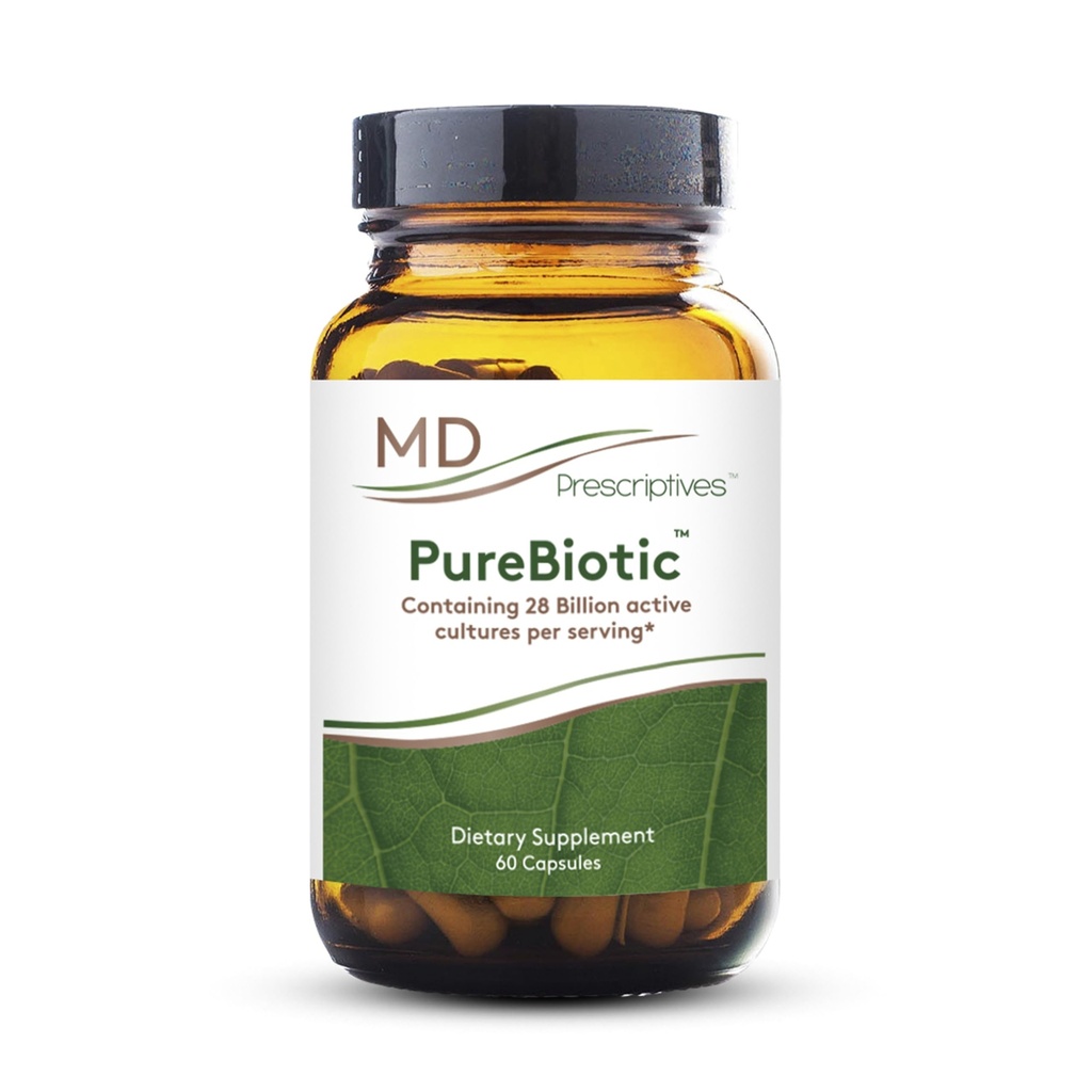 MD 说明性说明 - 纯生物学 - 消化和古特健康营养补充品 - 60 Capsules