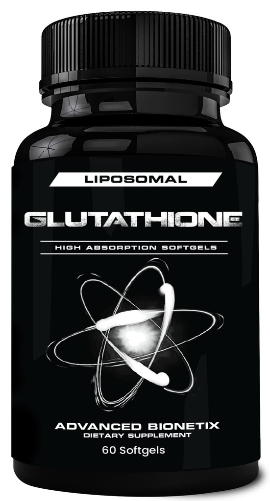 850mg Liposomal Glutathione 补充 | 60 总 Liposomal 软胶 | 抗氧化剂 补充 w/Gluta-IVTM, 100X 吸收过粉状 Glutathione