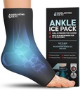 Ankle冰块包装用于居住,可重复使用的脚冰包包装 - 治疗疼痛的冷压疗法, Plantar Fasciitis, Splained Ankles, Achilles Tendonitis Relief