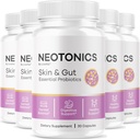 (5 Pack) Neotonics Capsules - 官方Neotonics Skin & Gut 基本抗生素,高级公式 Neotonics Skin and Gut Organics, All Natural Suppose Neotonics Review,150 Capsules for 5个月