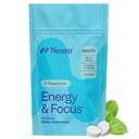 神经Gum能源与焦点薄荷(90 Counter Bag, Peppermint) → 40mg 天然咖啡因 + L- Theanine + 维生素 B12 和 B6 → 糖无诺诺氏认知脑性能补充