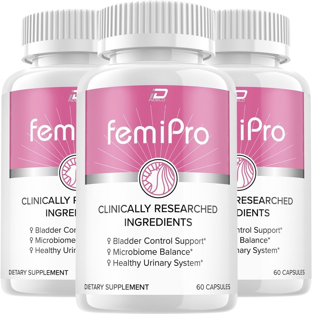 FemiPro 补充药 -- -- Probiotic Femi Pro Pills,FemiPro 24小时支持微生体 Probiome 泌尿控制健康,Femie Pro Reviews(3包 - 180卡普尔)
