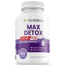 Max Detox 补充,高级 Gut Cleanse Detox for Women & Men with Psyllium, Chlorella, Hyssop Herb & Papaya, 配有 Acai Complex - Colon Cleanse - 60 Capsules (1)